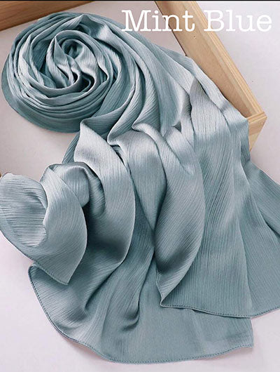 Silk Satin Crinkle Hijabs image 8