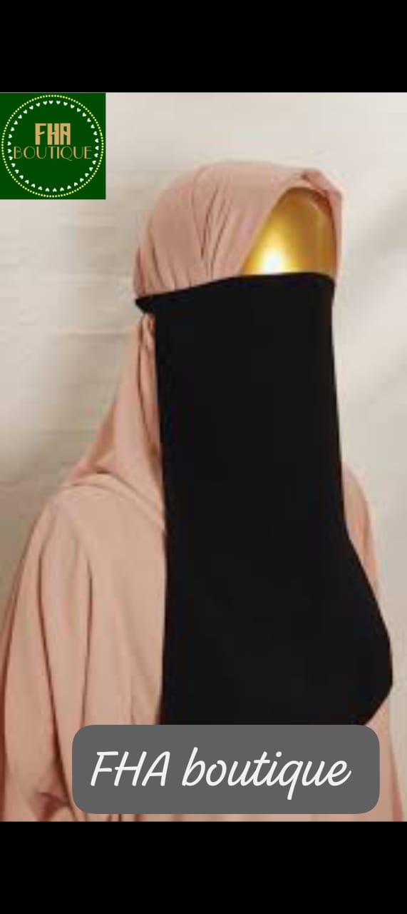 Elastic half niqab image 0