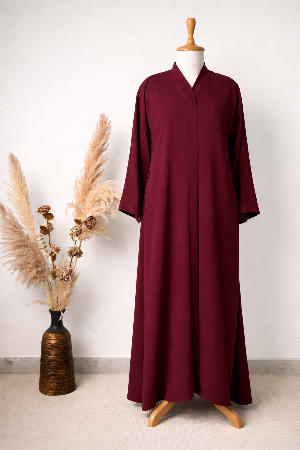 Basic Essential Open Abaya