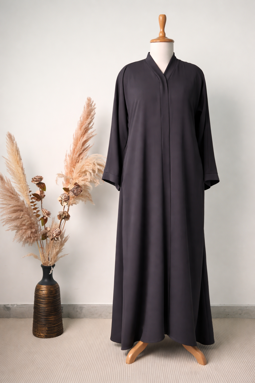 Basic Essential Open Abaya