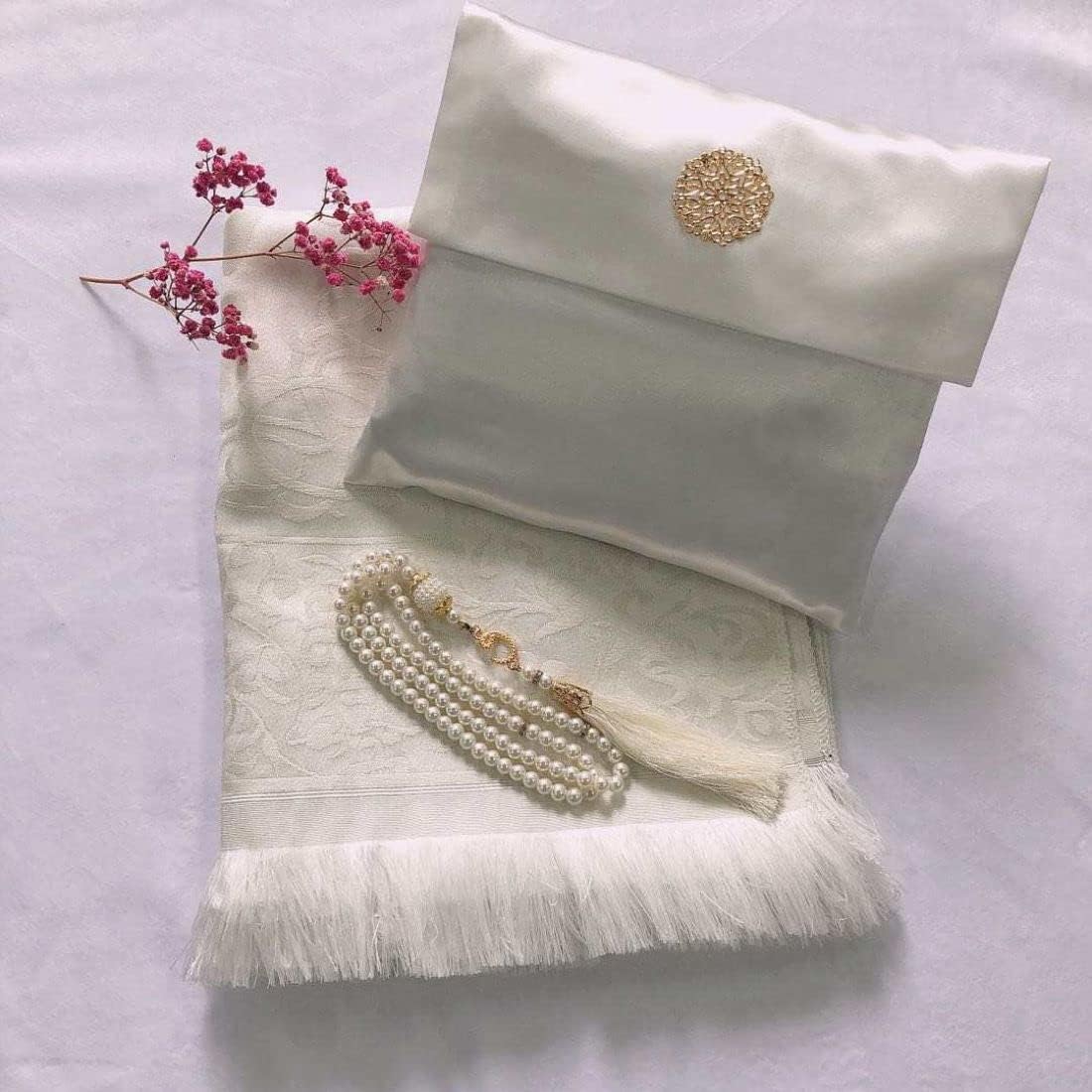 Pocket Prayer Mat with Bag and Beads