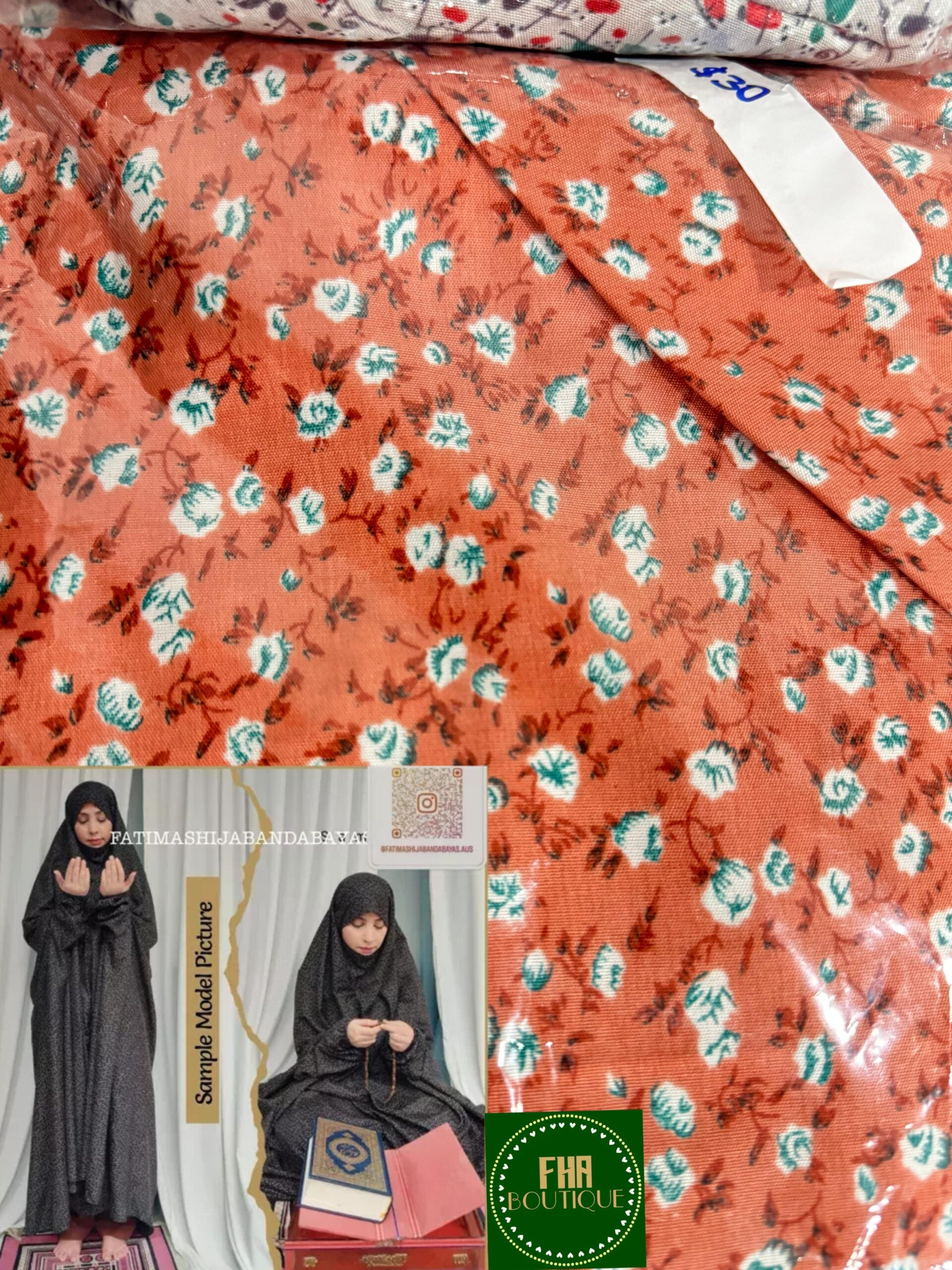 Arabic Design Namaz Chadar image 0