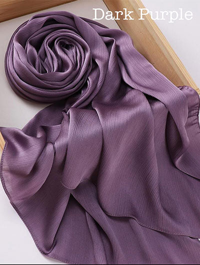 Silk Satin Crinkle Hijabs image 5