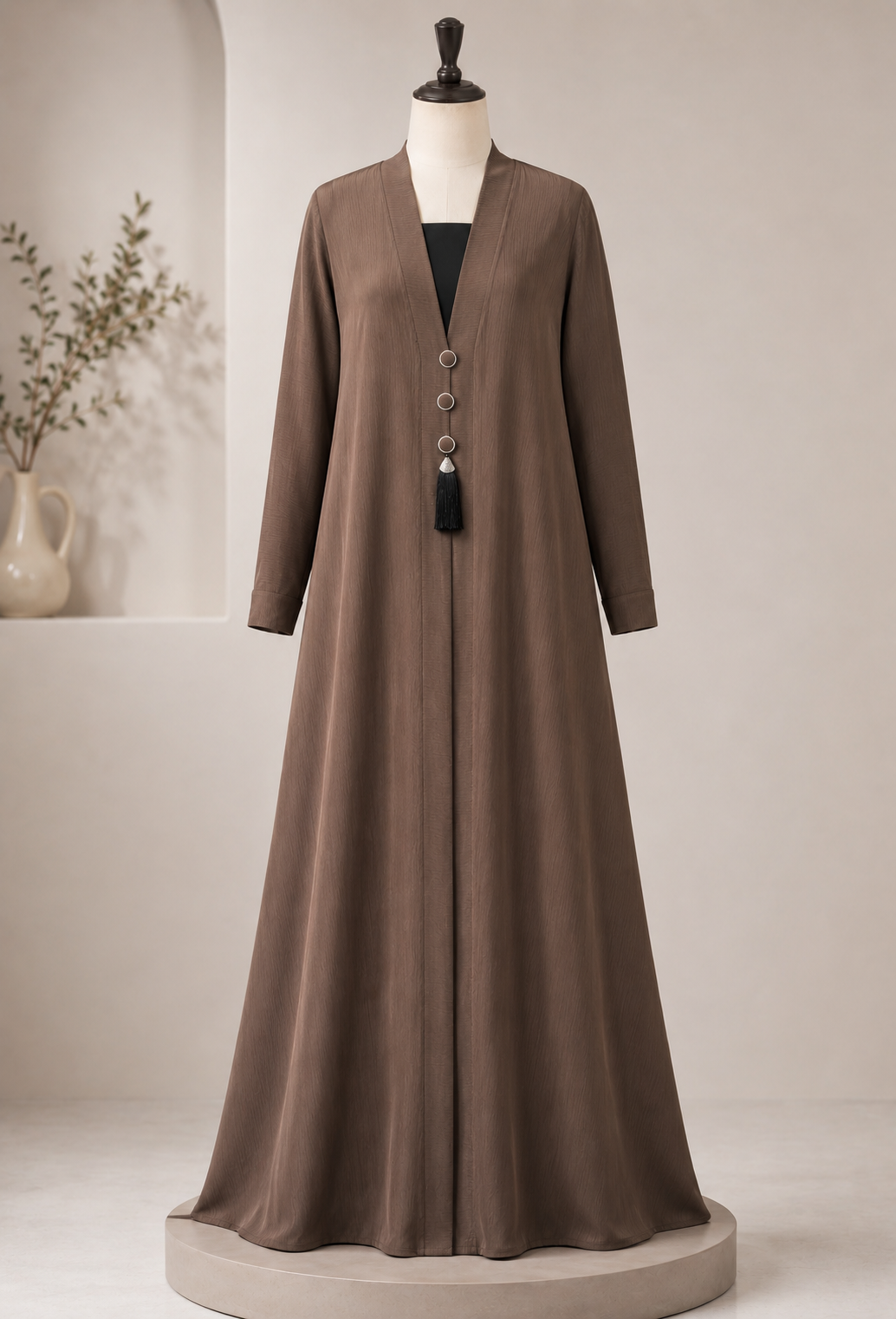 Closed Buttoned Abaya