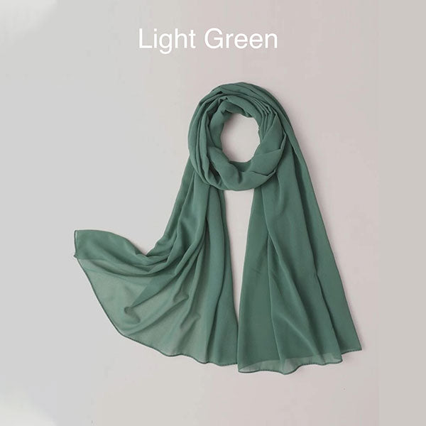 Chiffon Hijab - Light green image