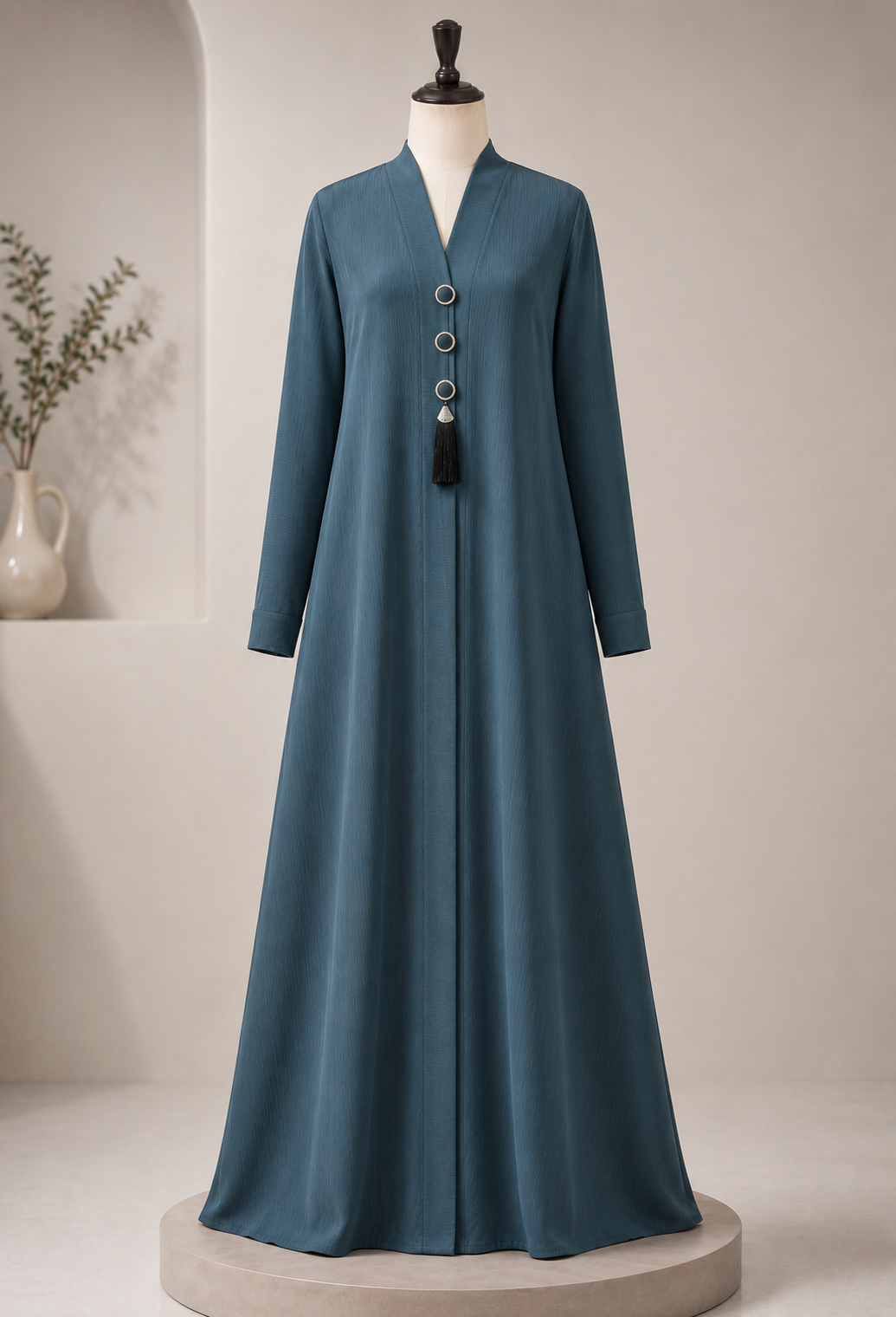 Closed Buttoned Abaya