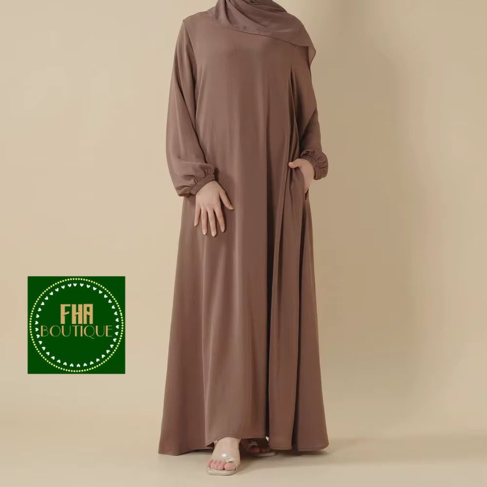 Luna Flow Nida Abaya – Elegant Everyday Modest Wear