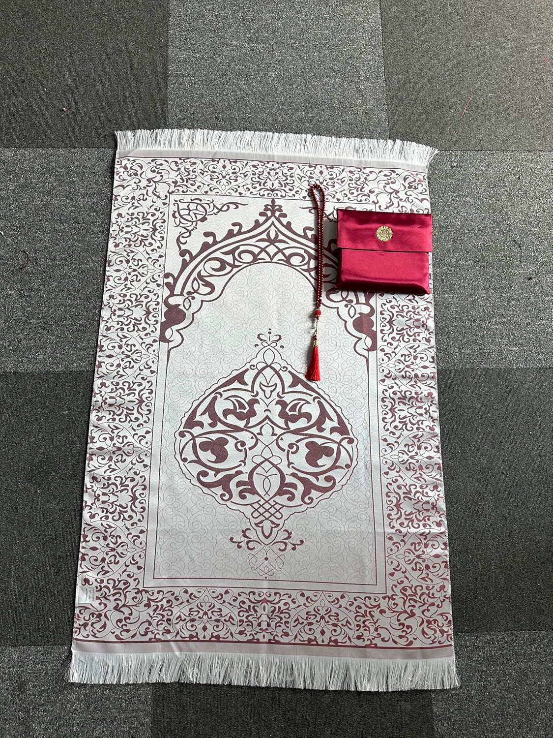 Pocket Prayer Mat with Bag and Beads