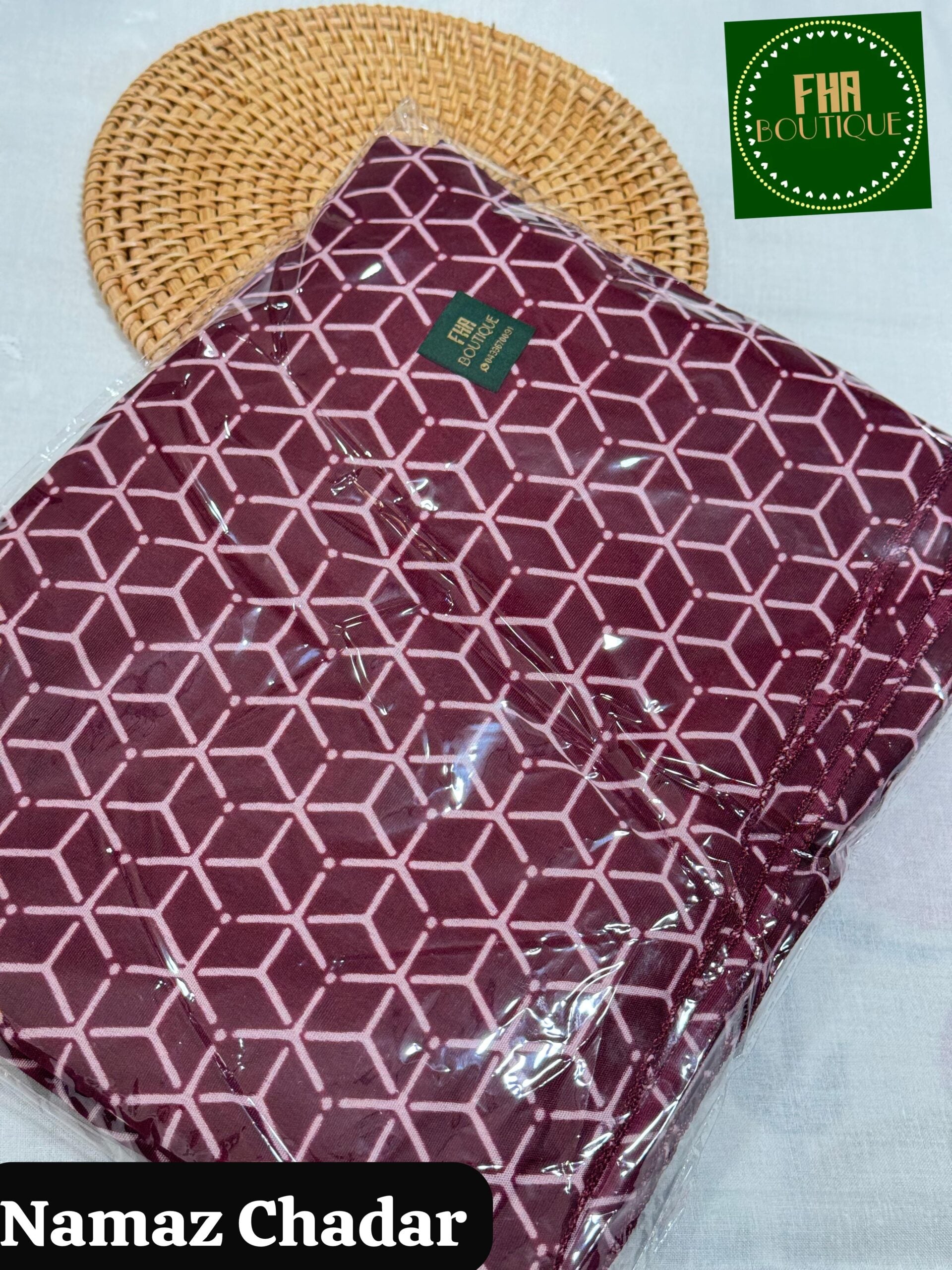 Arabic Design Namaz Chadar image 1