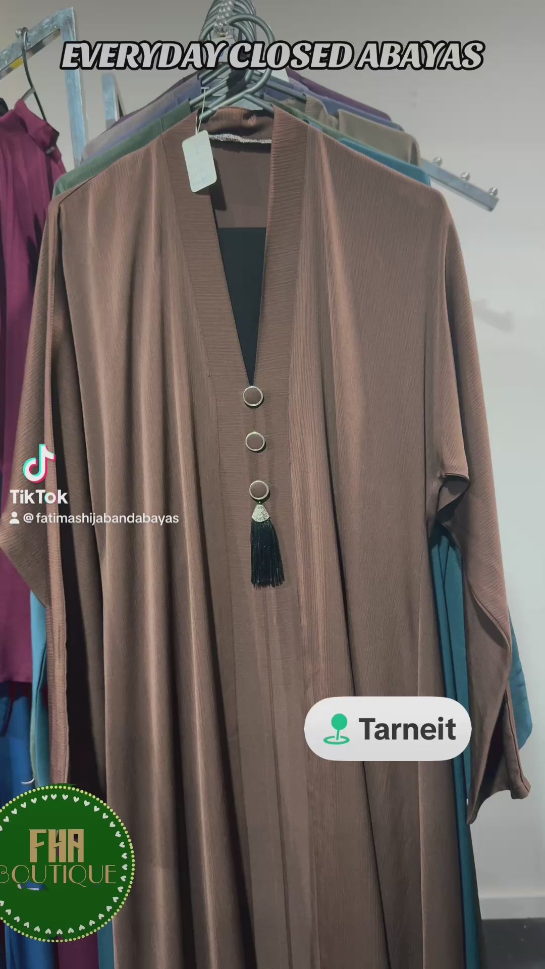 Closed Buttoned Abaya