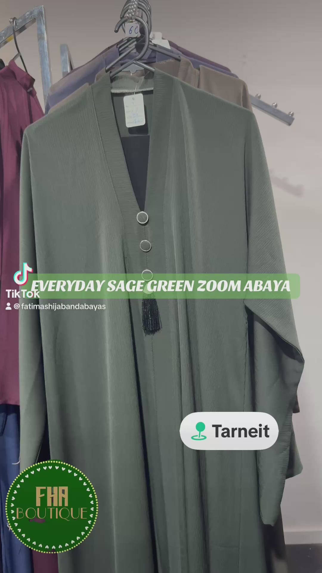 Closed Buttoned Abaya