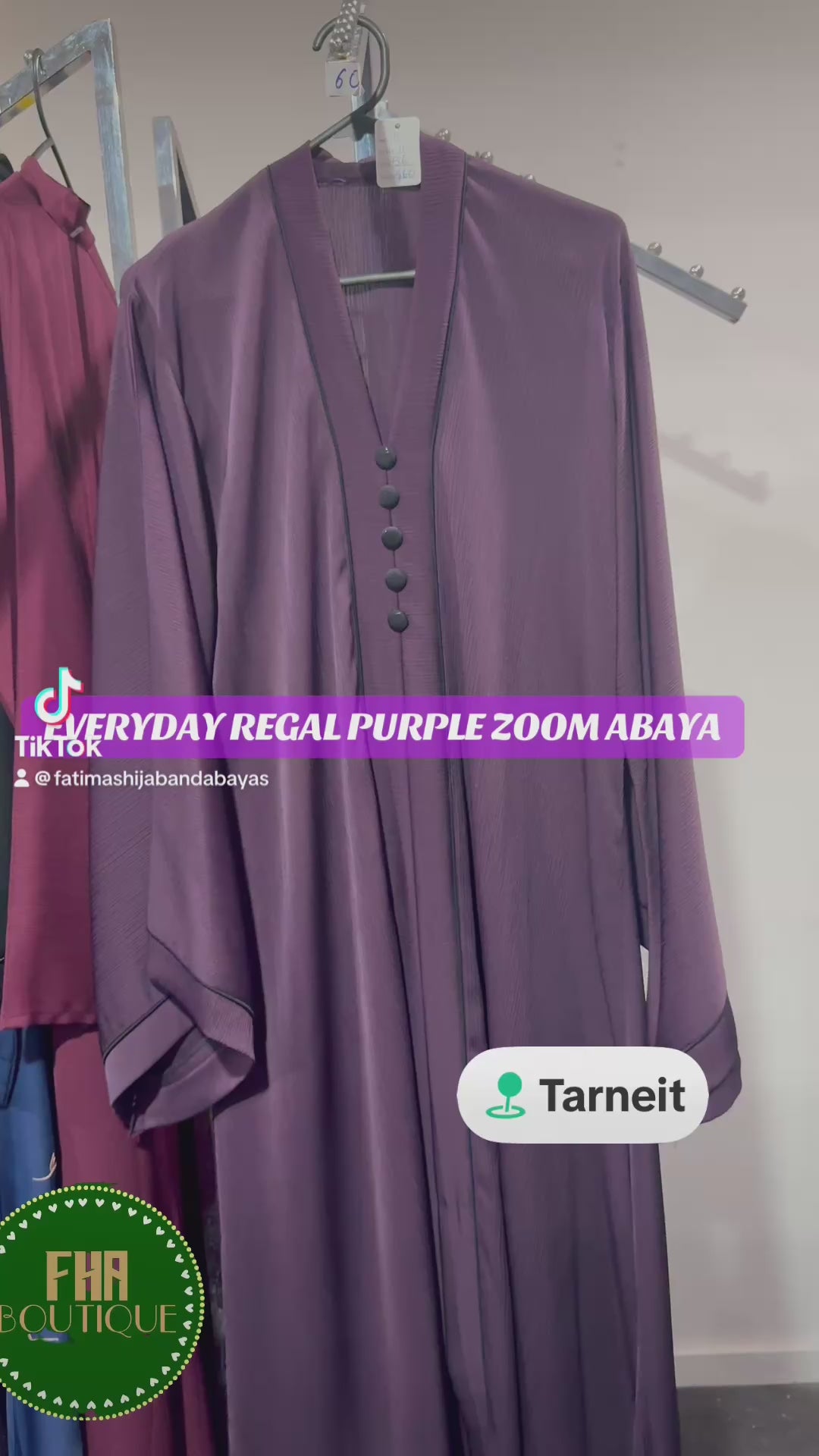 Closed Buttoned Abaya